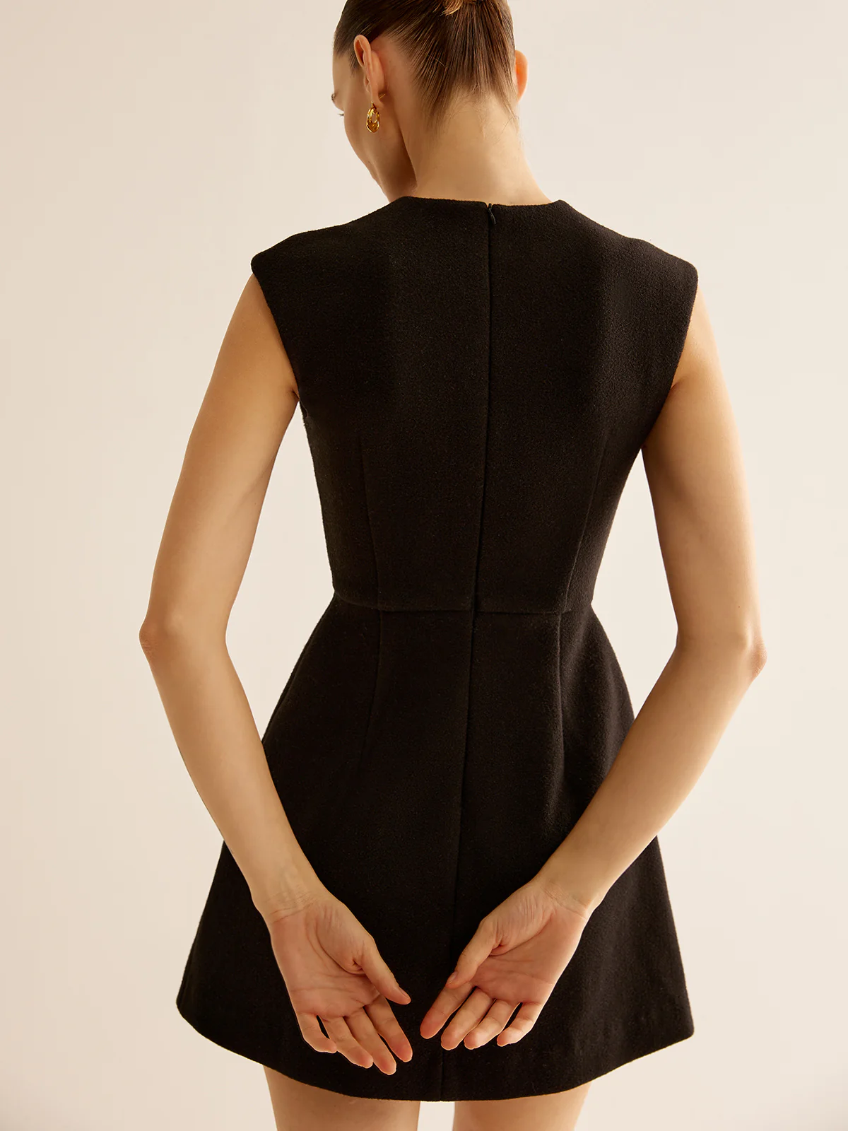 Metal-Decor Zipper Tank Dress - Image 6
