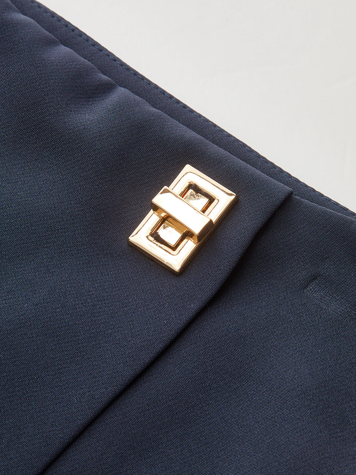 Metal Detail Asymmetric Skort - Image 3