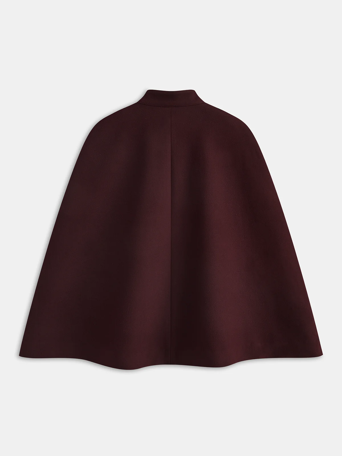 Metal Detail Cotton Blend Cloak - Image 4