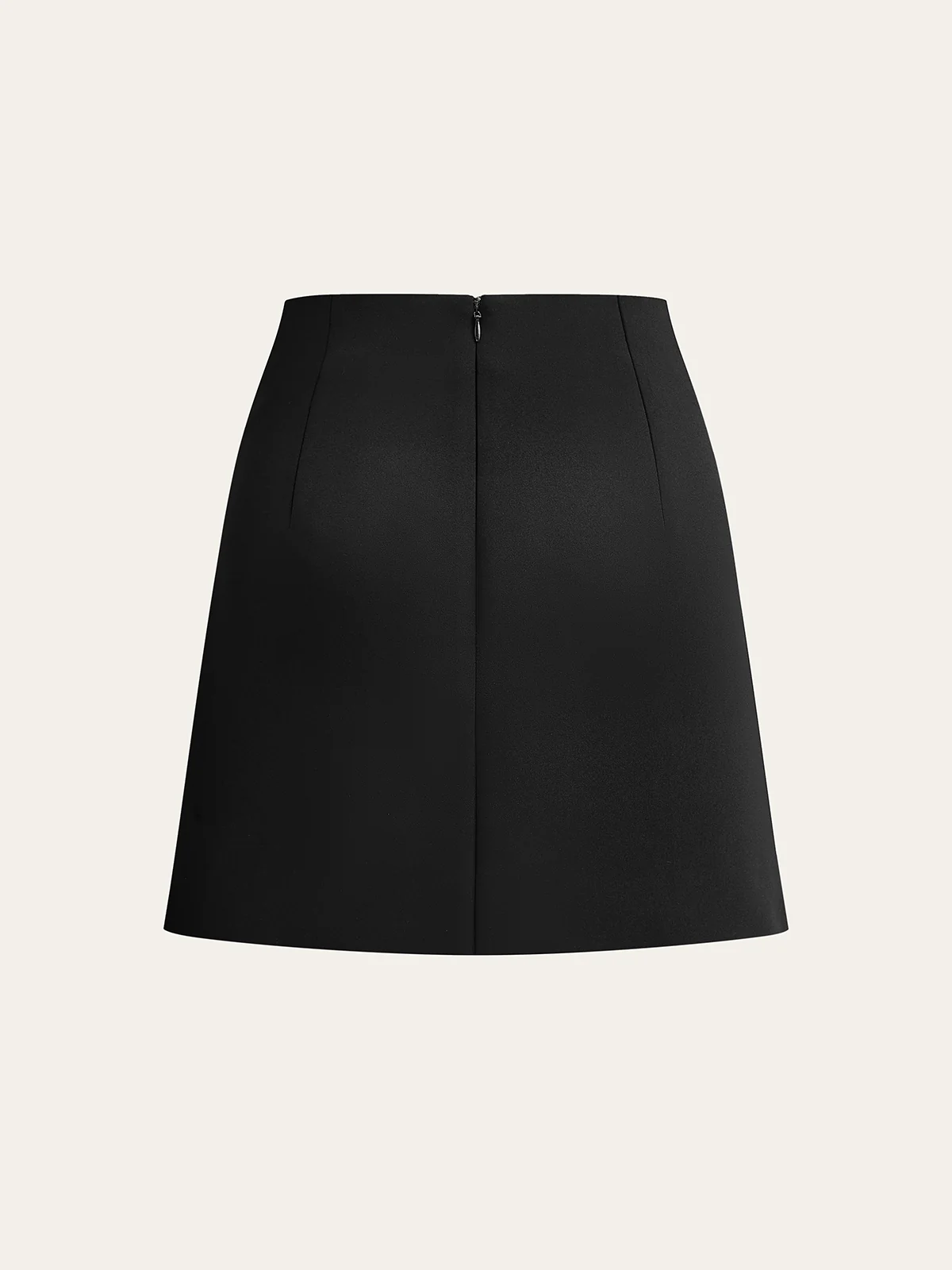 Metal Detail Decor Pocket Mini Skirt - Image 6