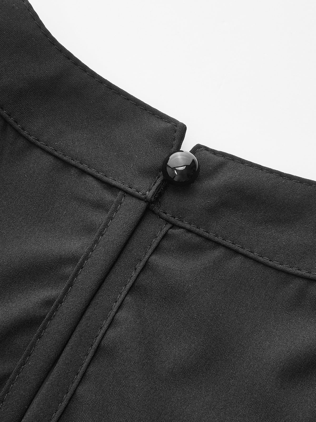 Metal Detail Keyhole Neck Sleeveless Blouse - Image 5