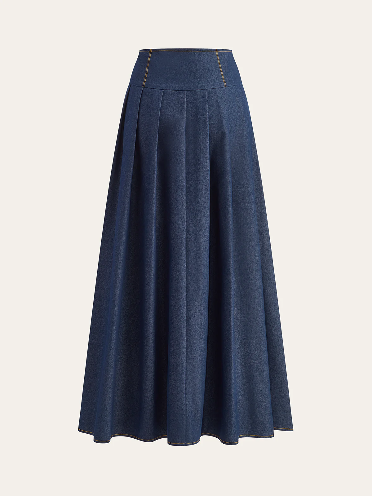 Metal Detail Pleated Maxi Skirt - Image 2