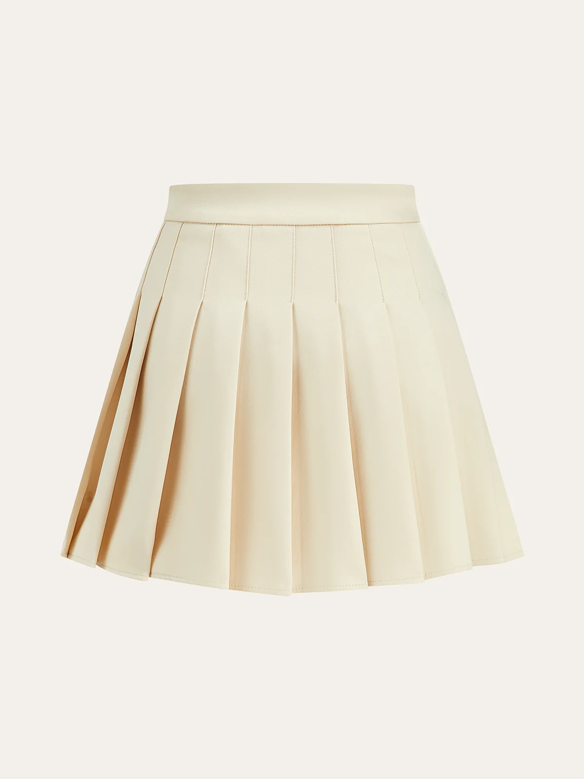 Metal Detail Pleated Mini Skirt - Image 2