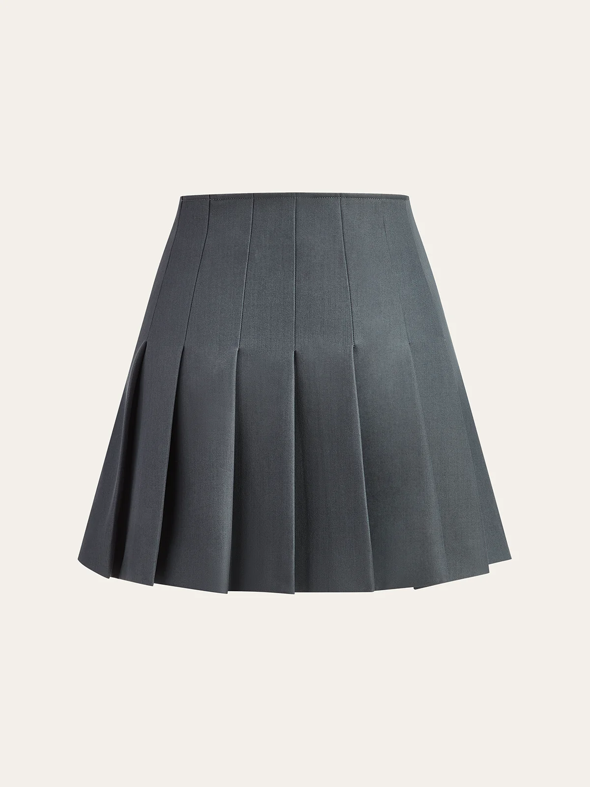 Metal Detail Pleated Mini Skirt - Image 2