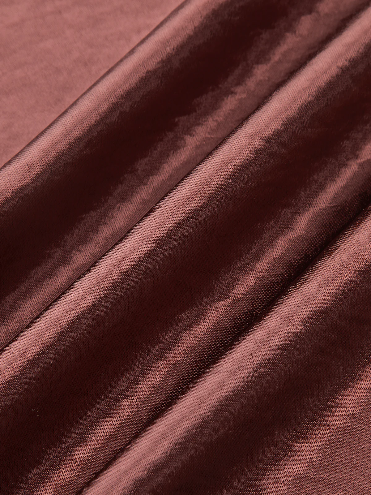 Metal Detail Satin Slit Midi Skirt - Image 4