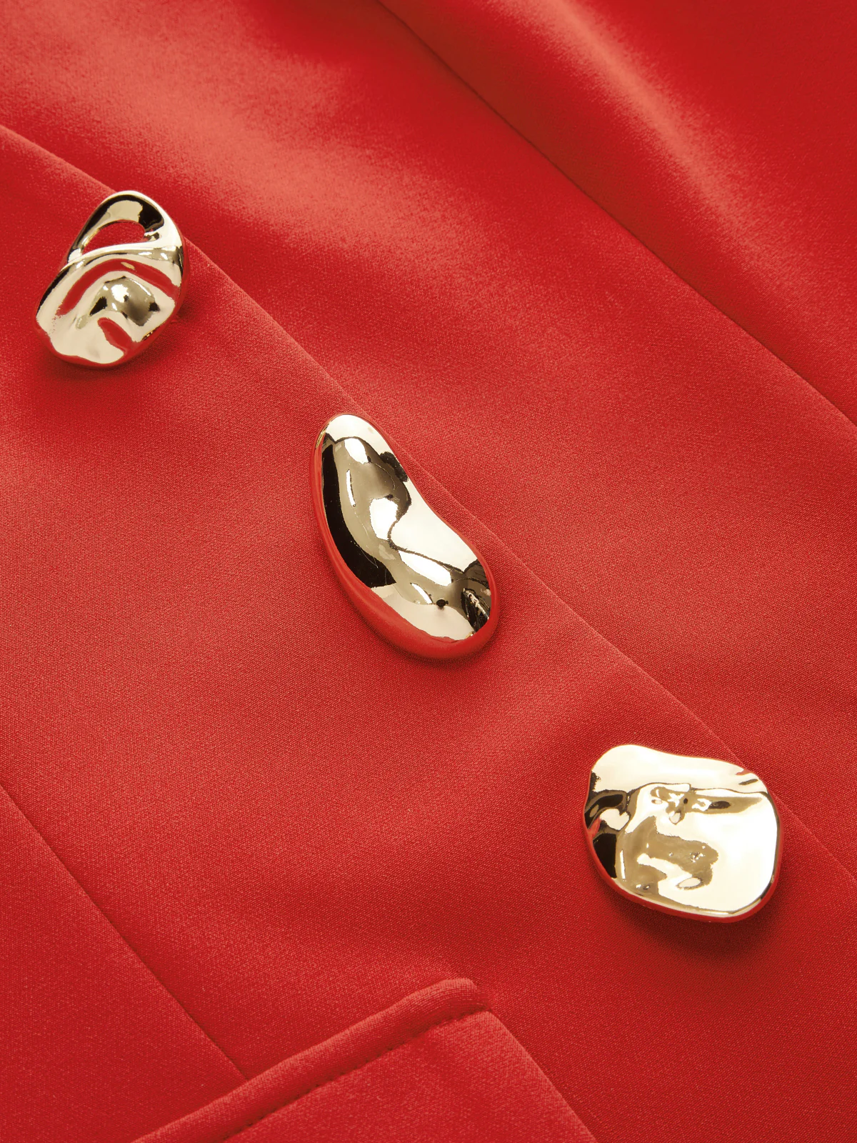 Metal Detail Sleeveless Blazer Vest - Image 4