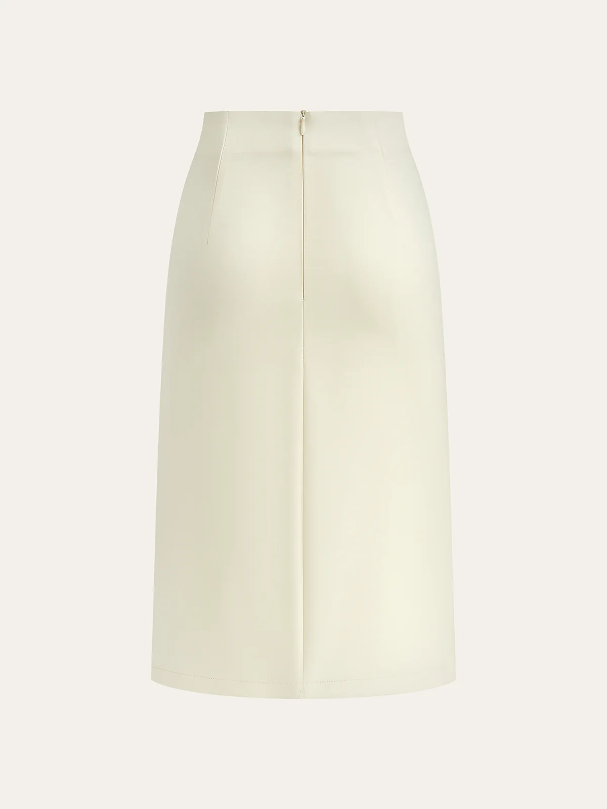 Metal Detail Slit Midi Skirt - Image 2