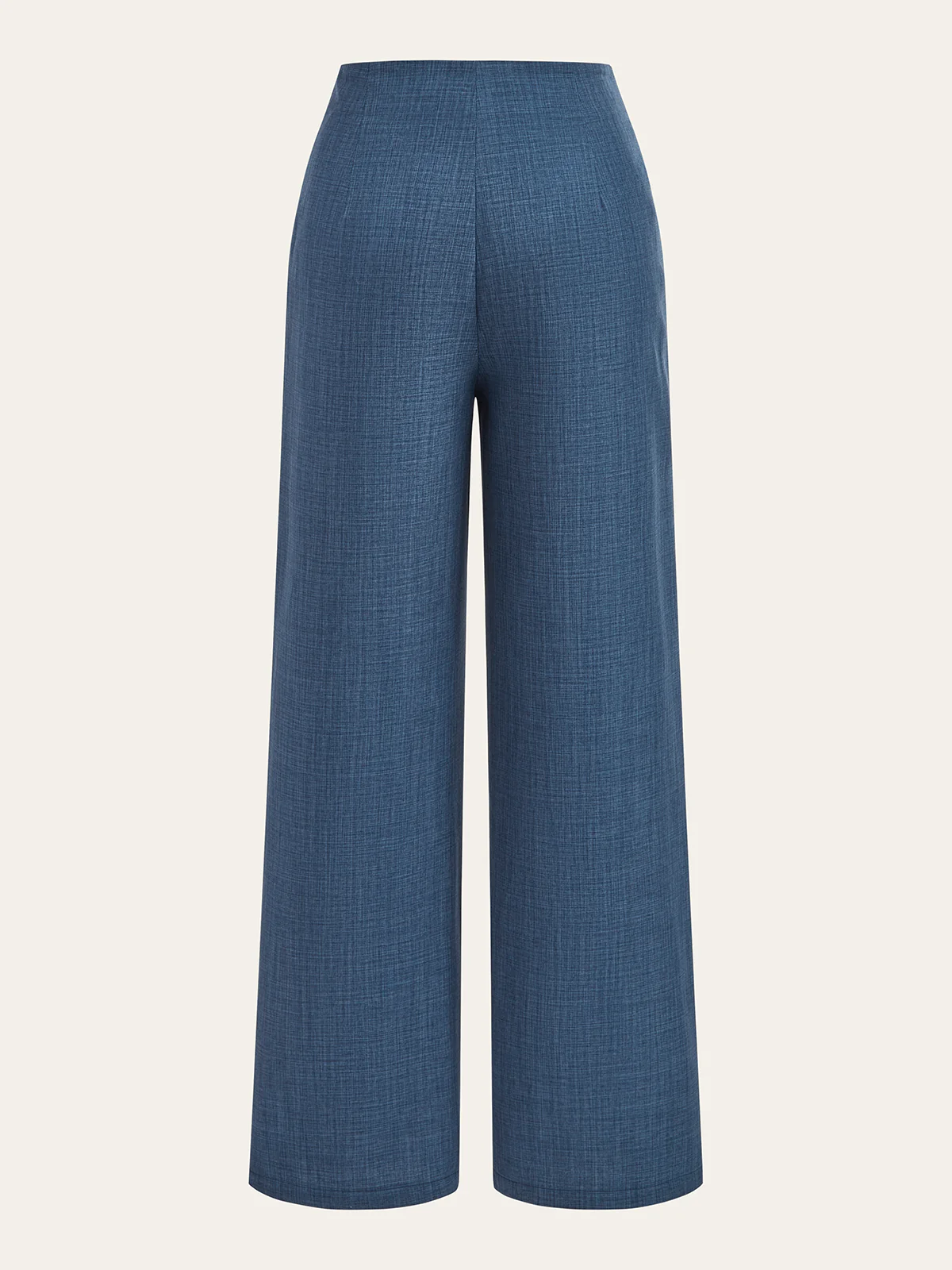 Metal Detail Straight-Leg Pants - Image 2