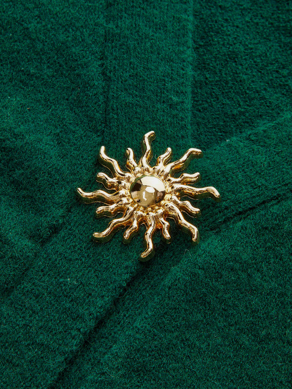 Metal Detail V-Neck Cardigan - Image 4