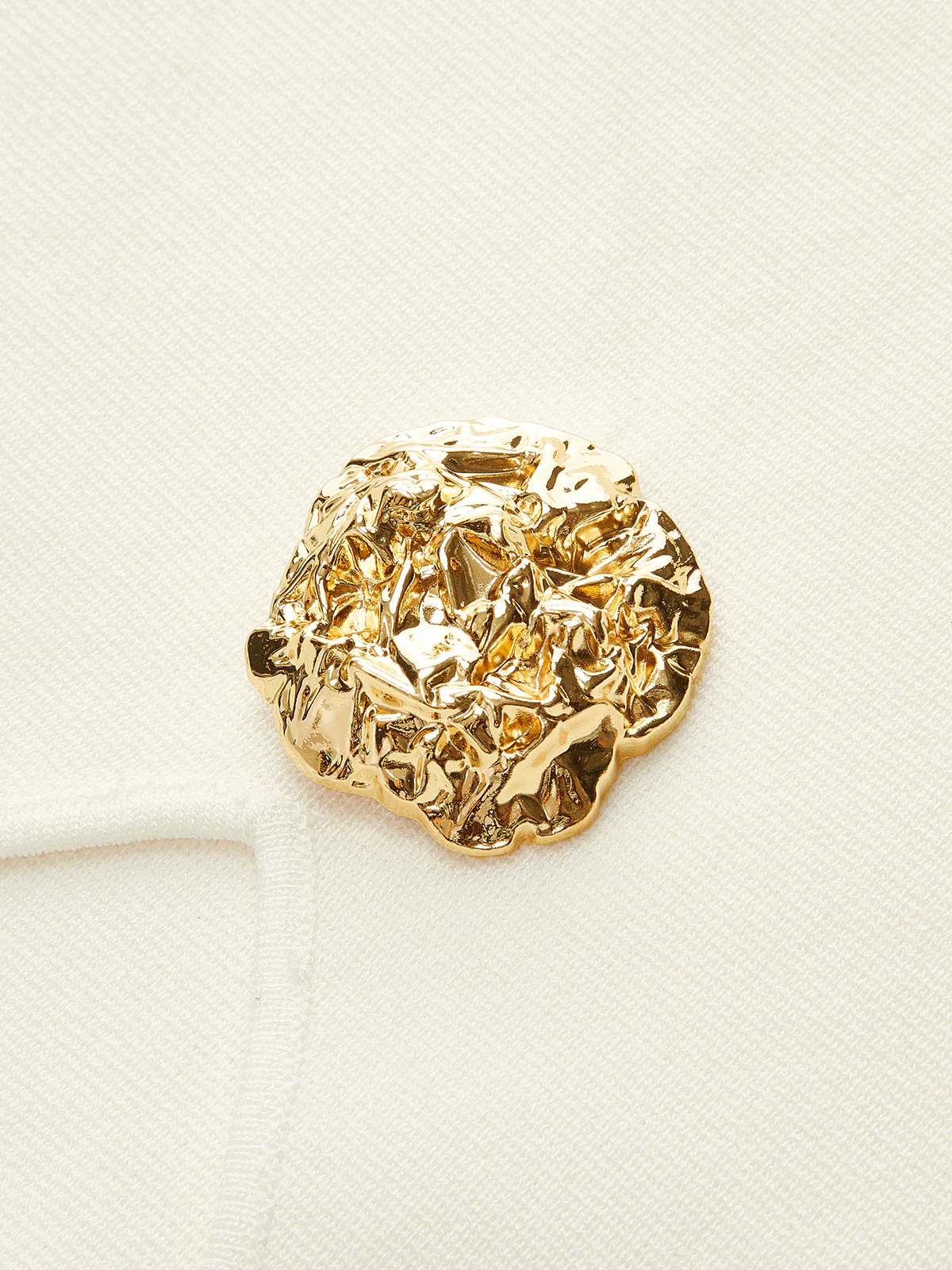 Metal Detail V-Neck Spilt Sweater Vest - Image 2