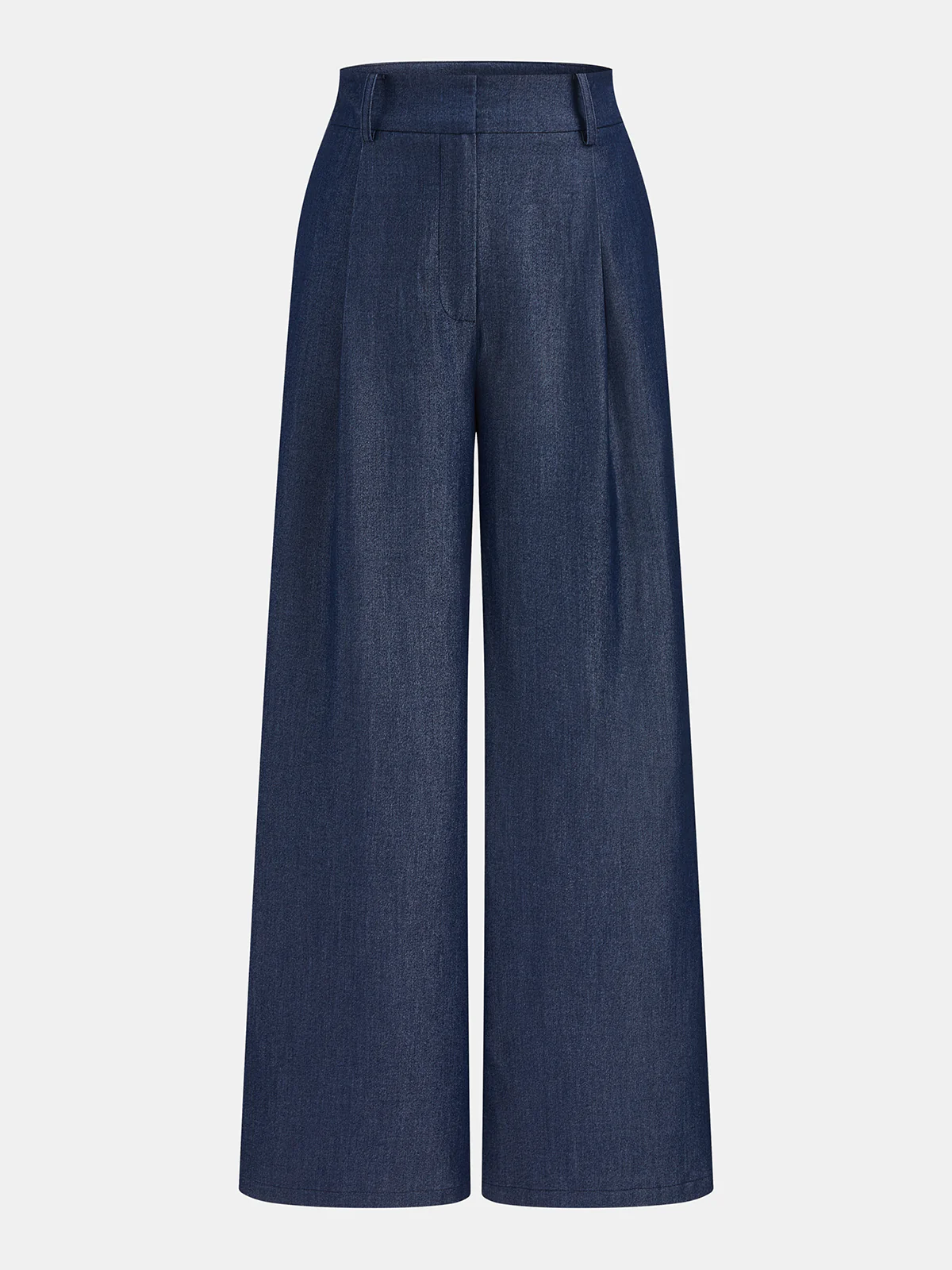 Metal Detail Vest & Wide Leg Pants Set - Image 4