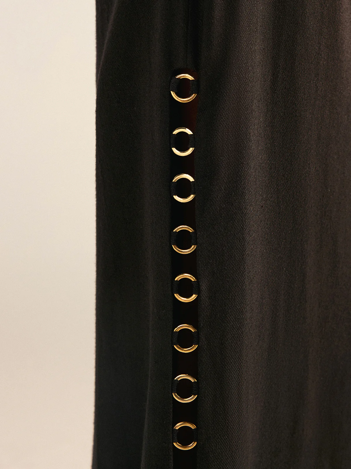 Metal Eyelet Detail Maxi Skirt - Image 2