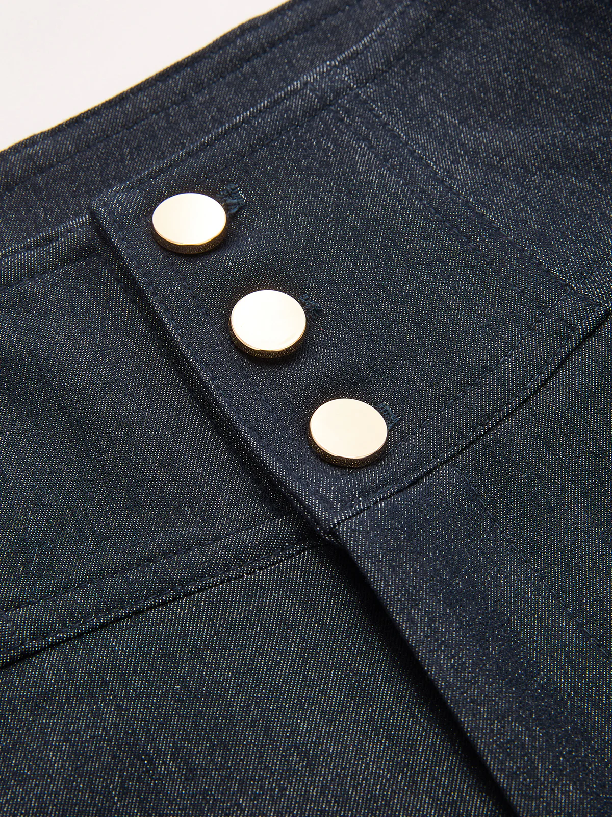 Mid-Waist Buttoned Balloon Pants - Image 4
