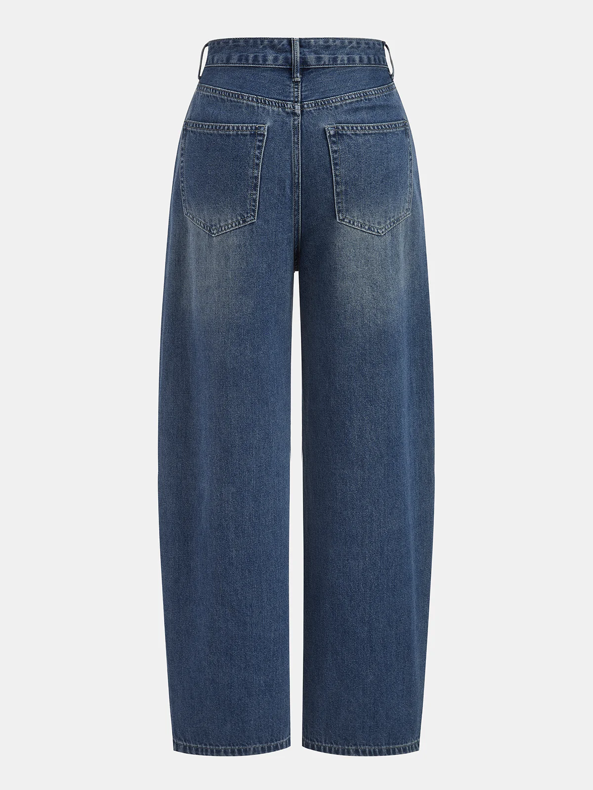 Mid-Waist Curved-Leg Jeans - Image 2