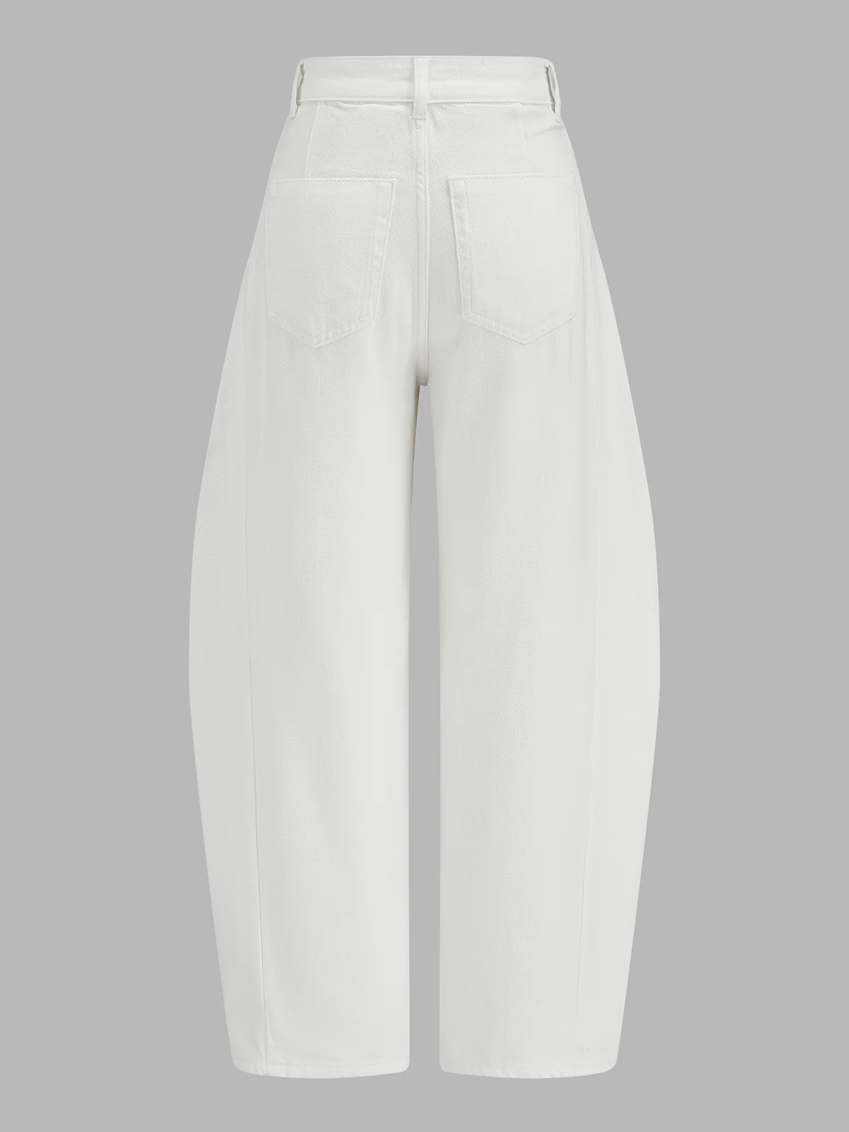 Mid Waist Curved-Leg Jeans - Image 2
