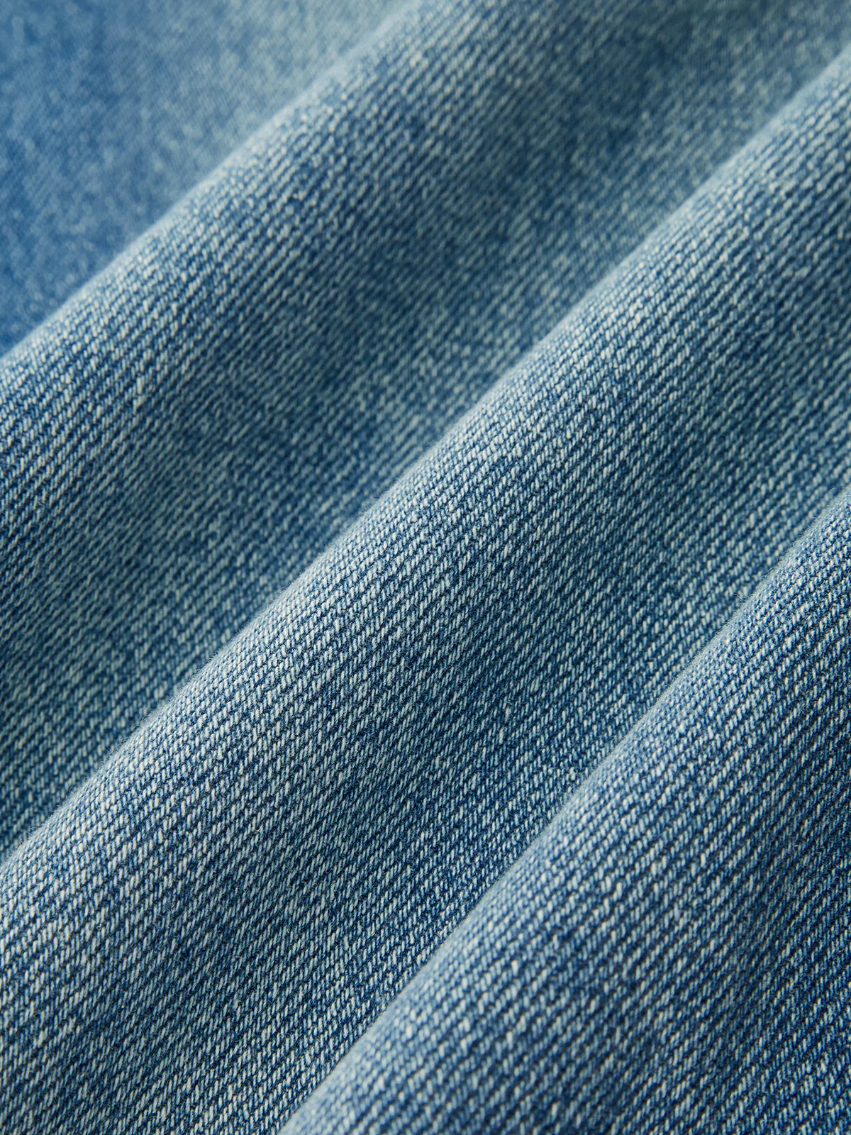 Mid-Waist Deconstructed Wide Leg Jeans - Image 3