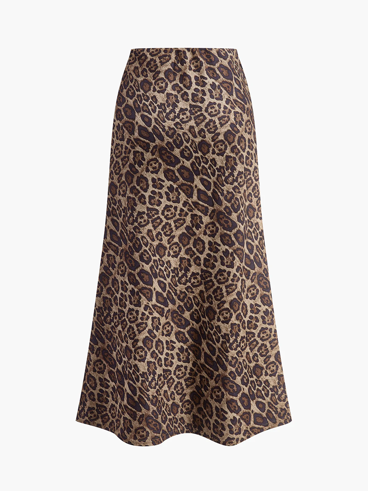 Mid-Waist Leopard Printed Skirt - Image 2