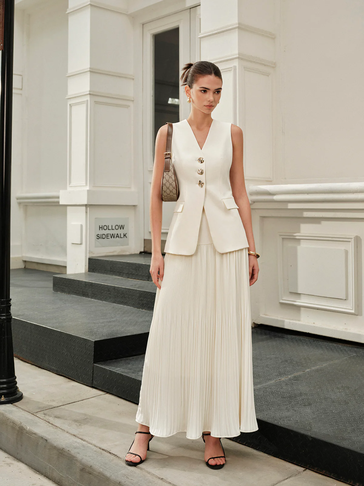 Mid-Waist Pleated Skirt - Image 2