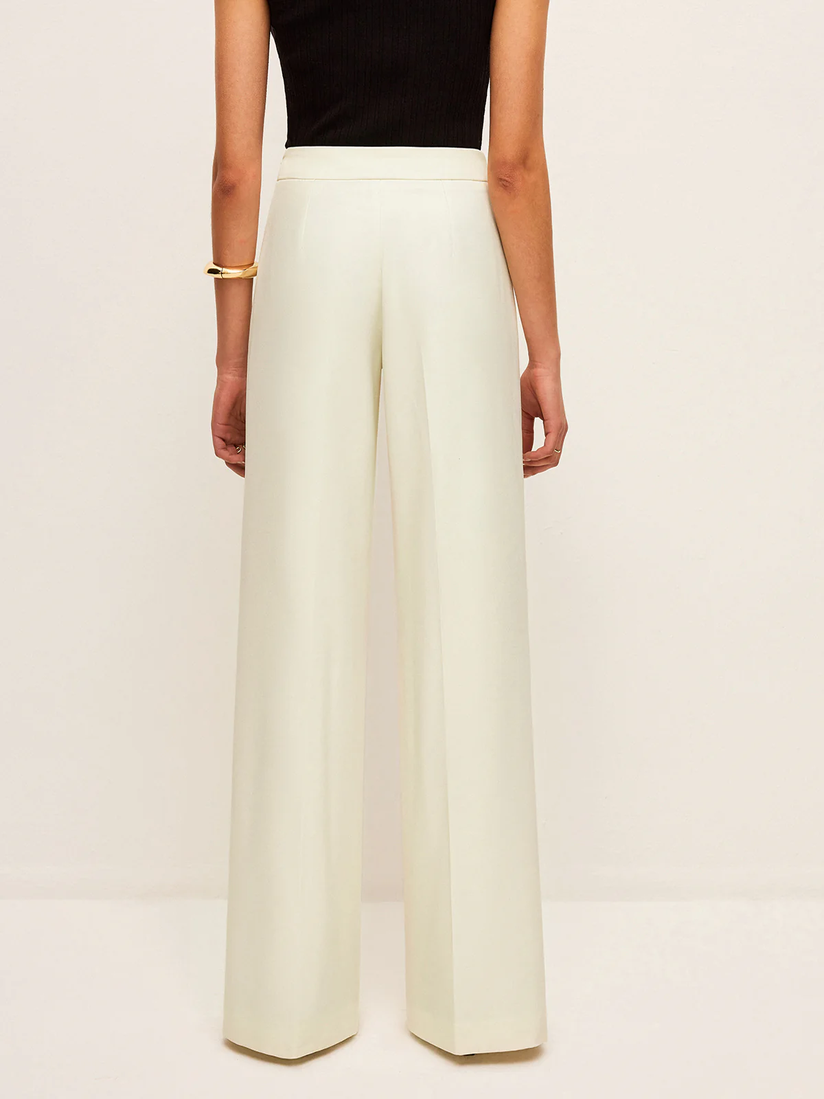 Mid-Waist Pockets Pants With Wrap Detail - Image 6