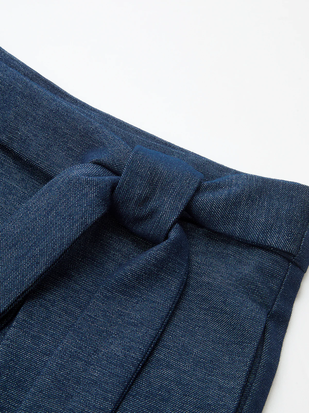 Mid-Waist Tie-Waist Wide Leg Pants - Image 4