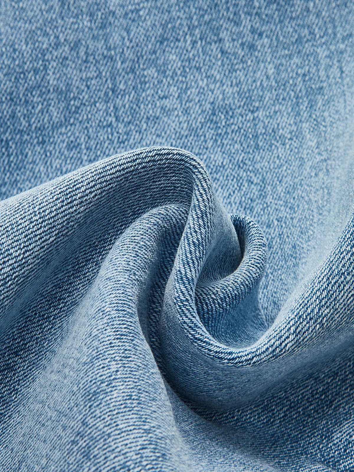 Mid-Waisted Button Flared Jeans - Image 5