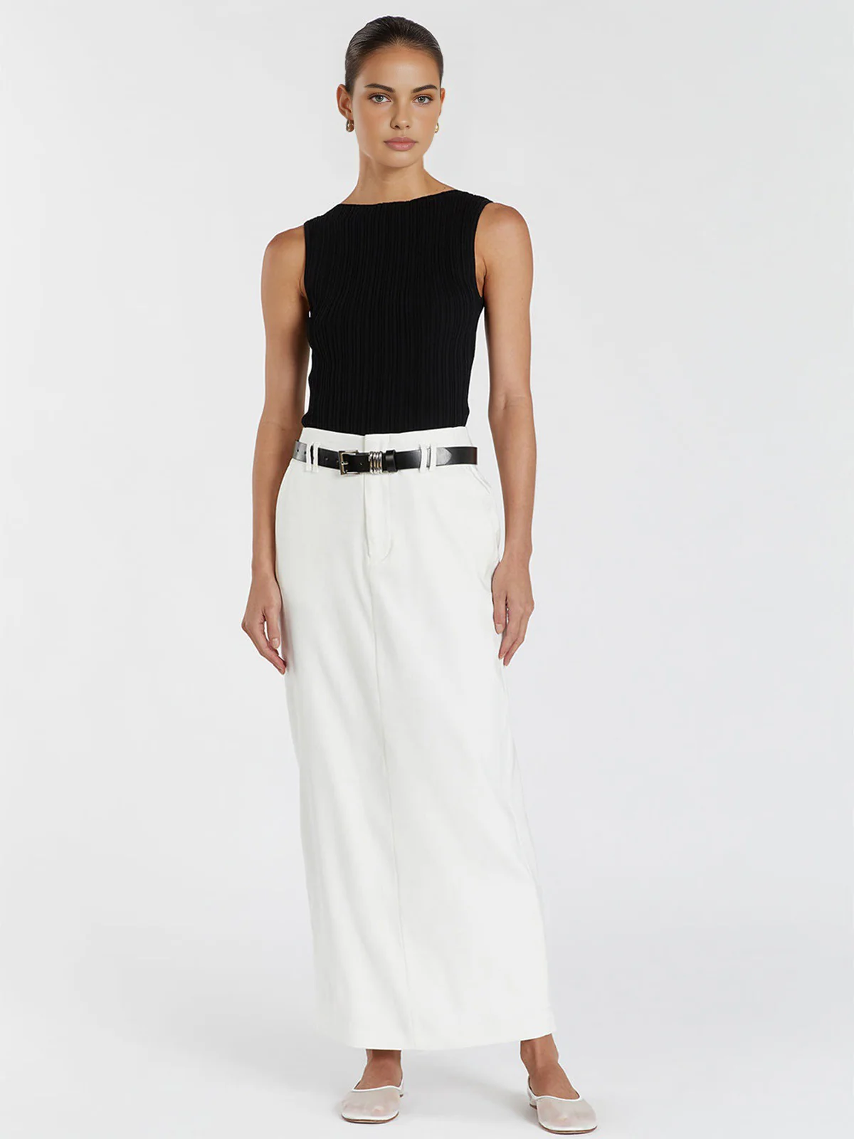 Minimalism Solid Sweater Vest - Image 3