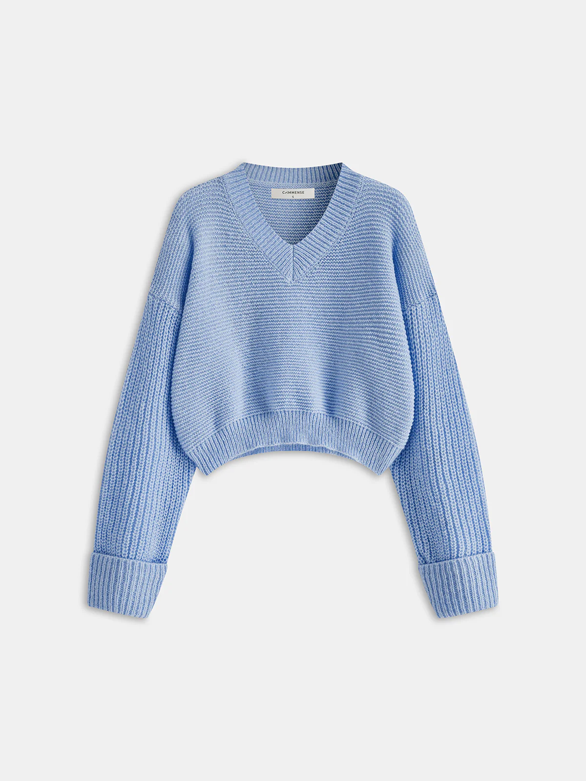 Minimalism V Neck Pullover Sweater - Image 5