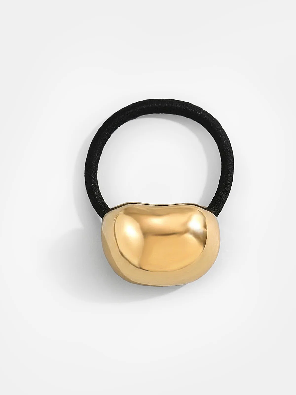 Minimalist Metal Pebble Hair Tie - Image 2