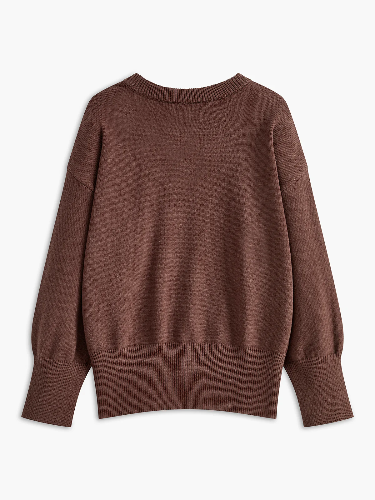 Minimalist Plain Shift Sweater - Image 3