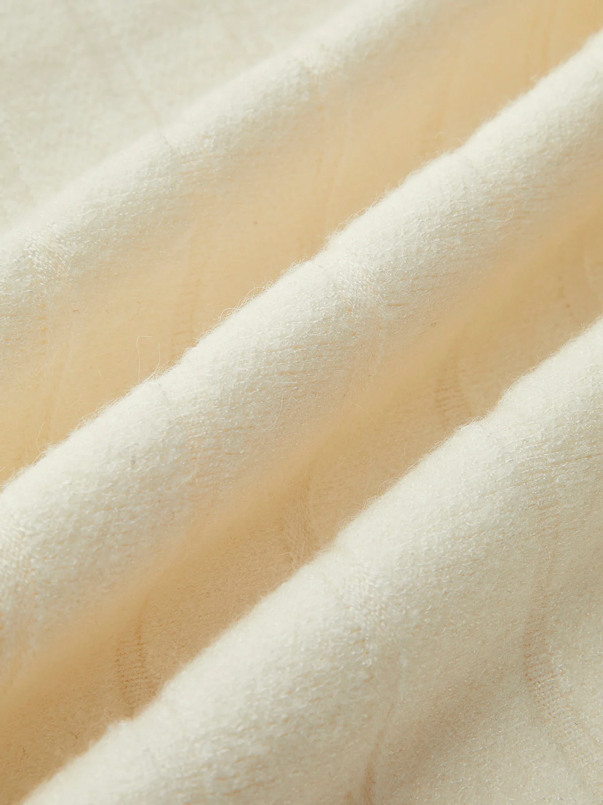 Minimalist Pleated Knit Skirt - Image 2