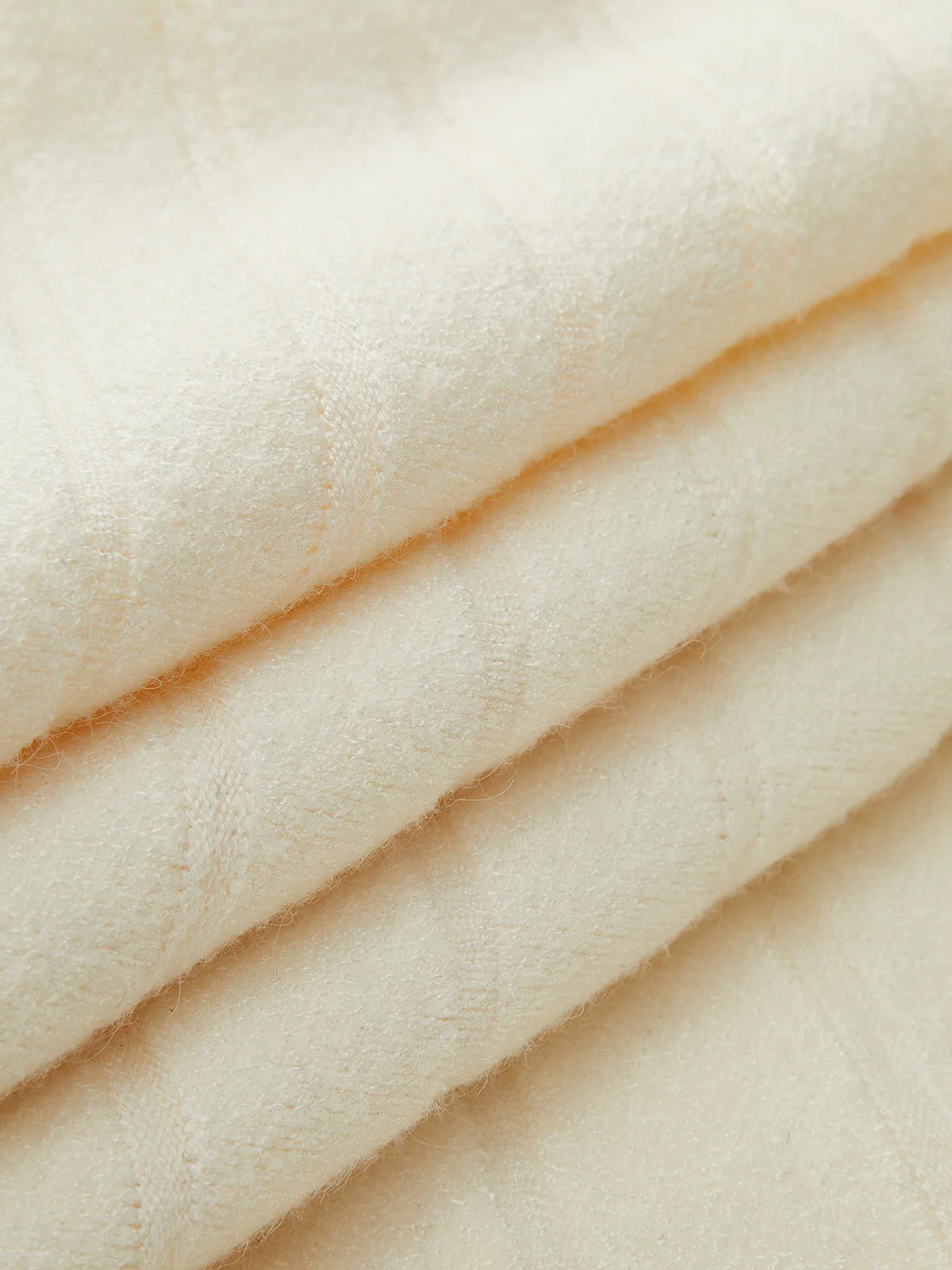 Minimalist Pleated Knit Skirt - Image 4