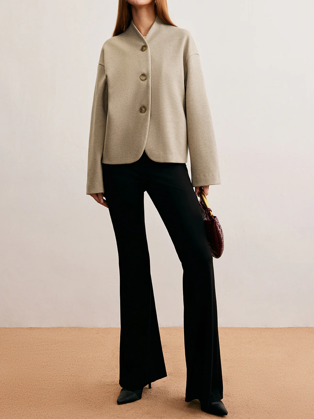 Minimalist Regular Fit Button Cardigan - Image 2