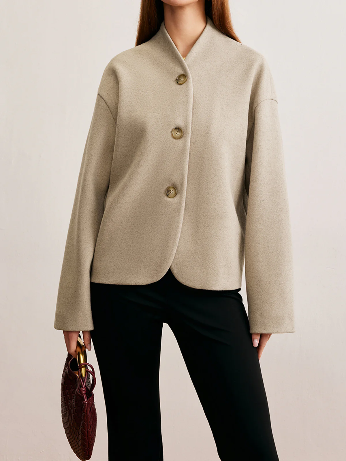 Minimalist Regular Fit Button Cardigan - Image 4