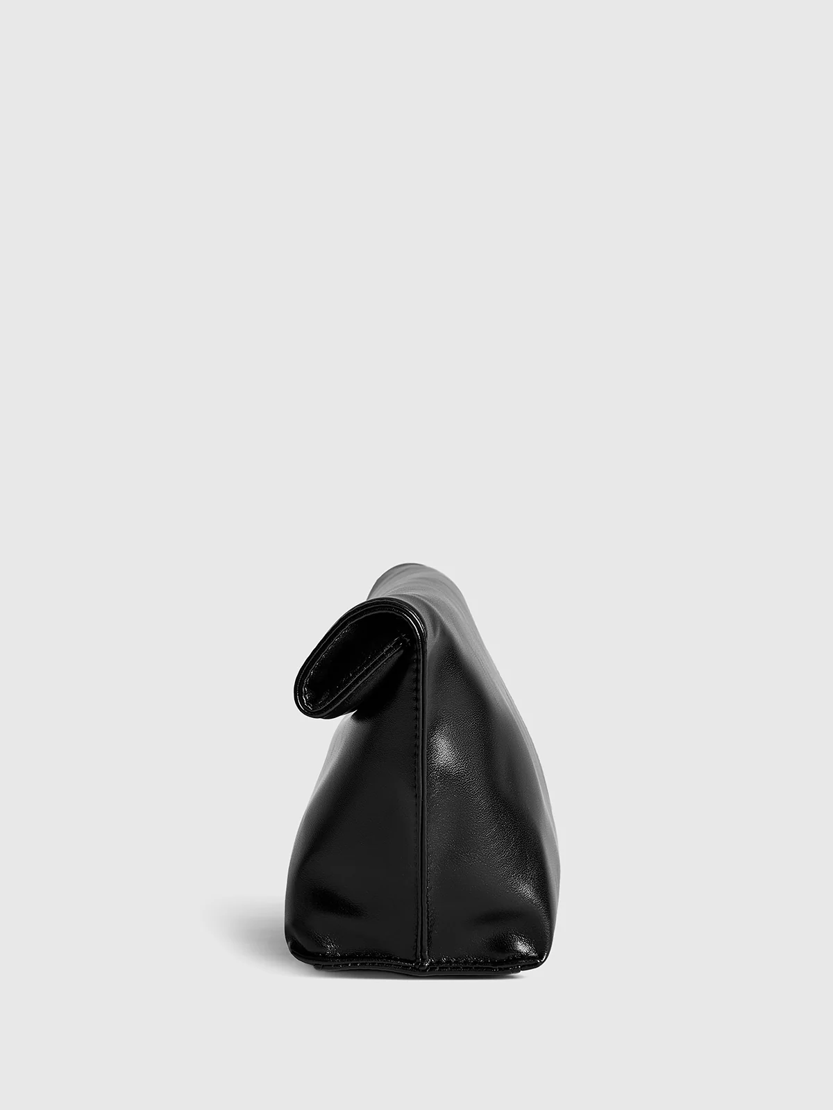 Minimalist Rolled Edge Envelope Clutch Bag - Image 3