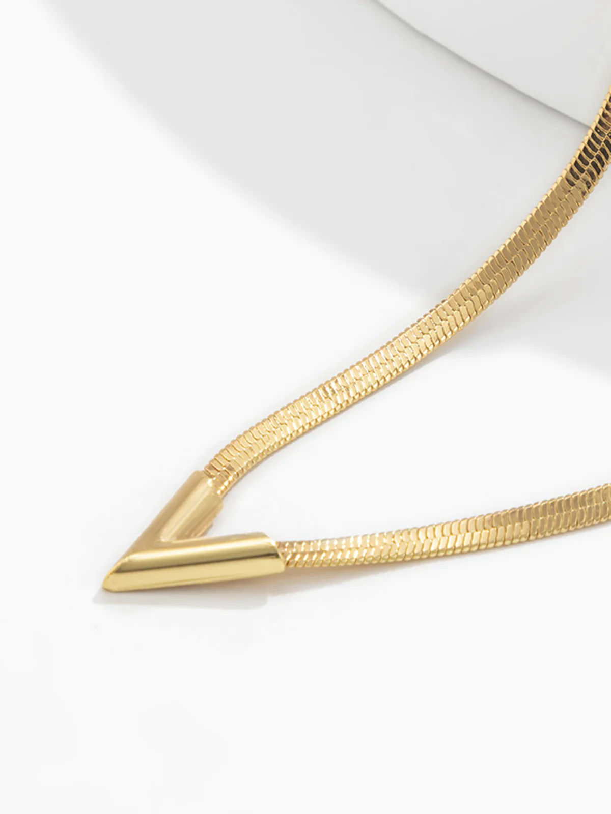 Minimalist Snake Chain Necklace - Image 3