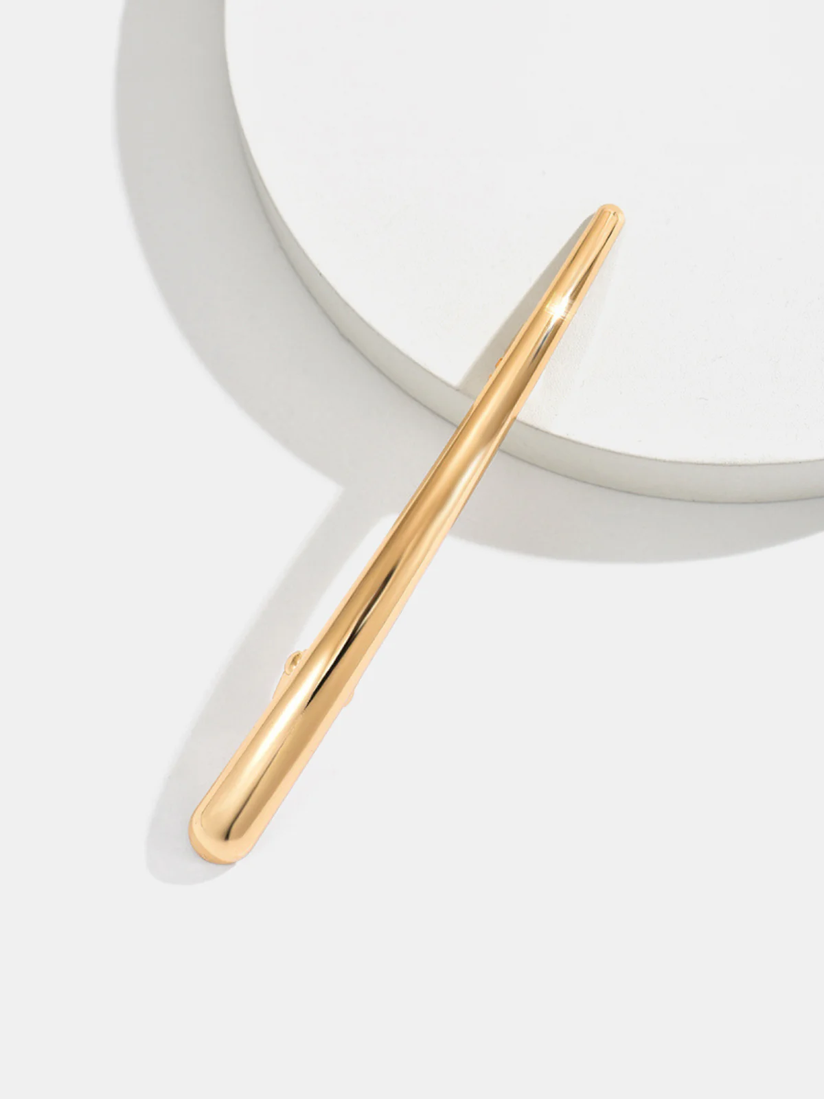 Minimalist Tapered Bar Hair Clip - Image 2