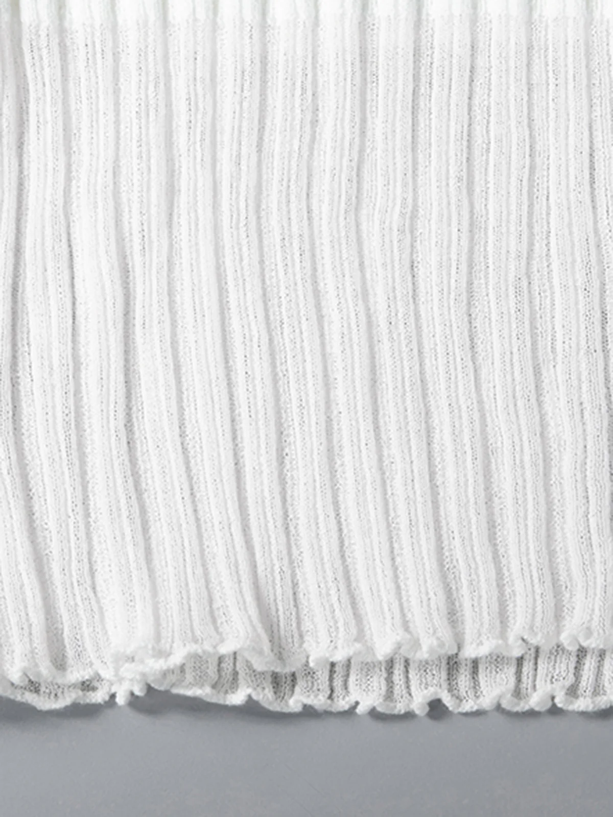 Minimalist Wool-Blend Knit Top - Image 5