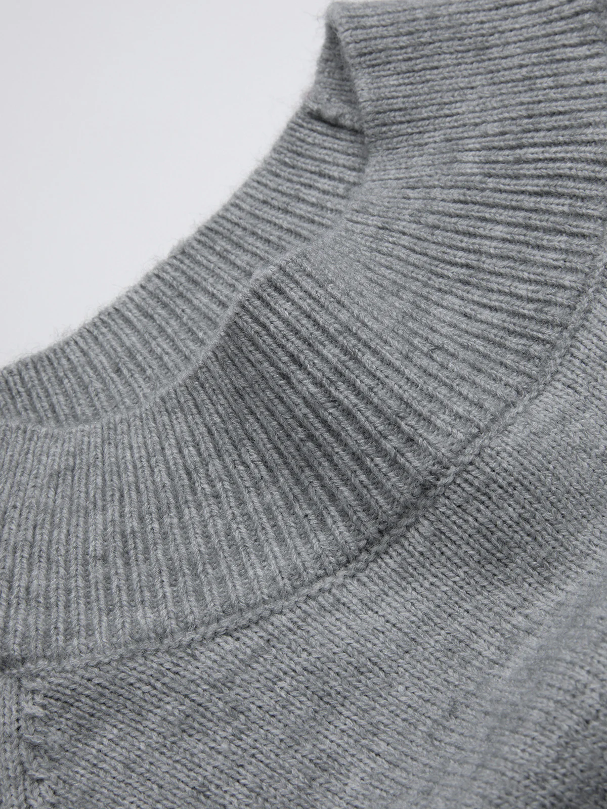 Mock Neck Cinched Waist Ribbed Knit Dress - Image 4