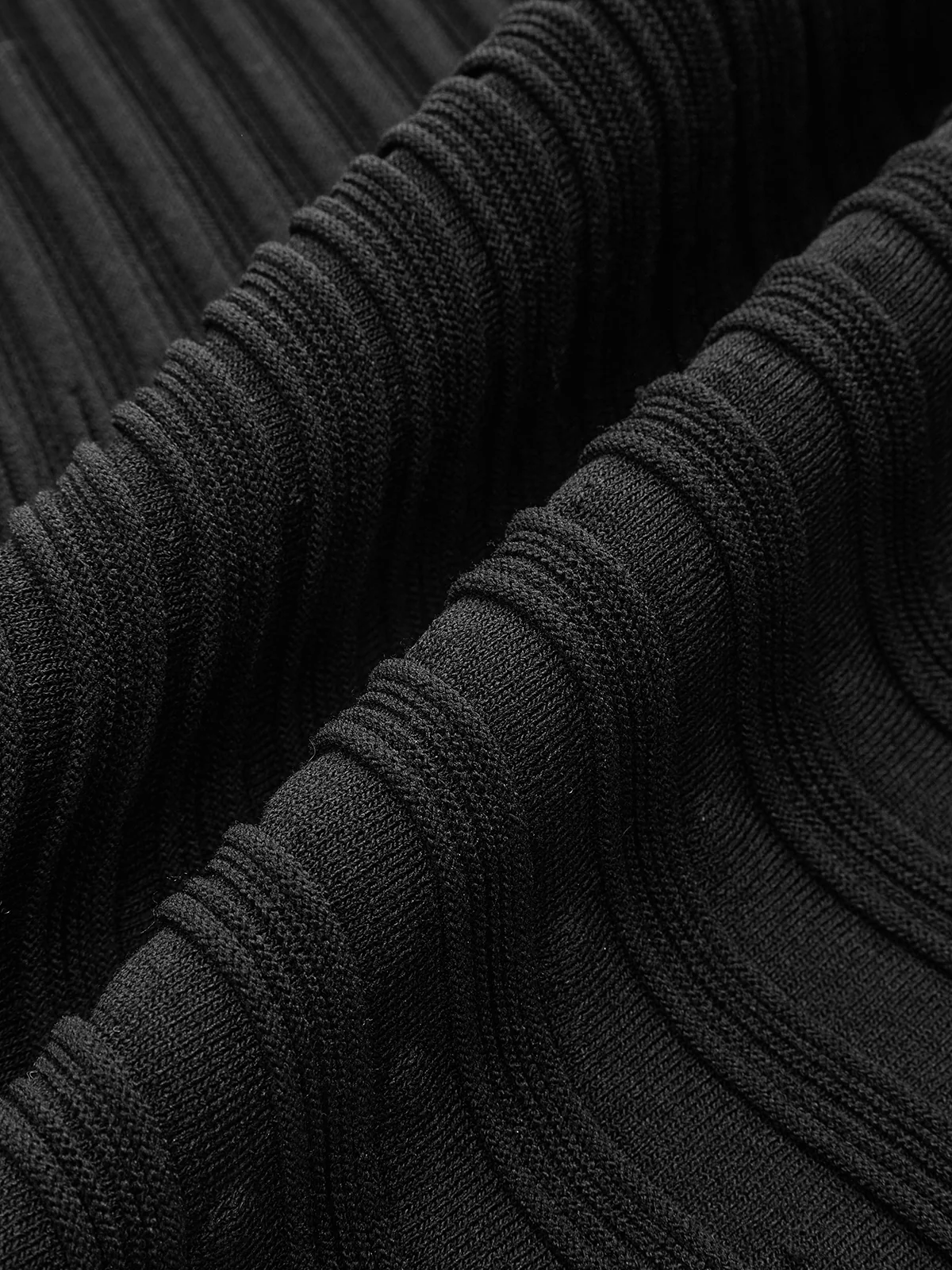 Mock Neck Flared Sweater Dress - Image 4