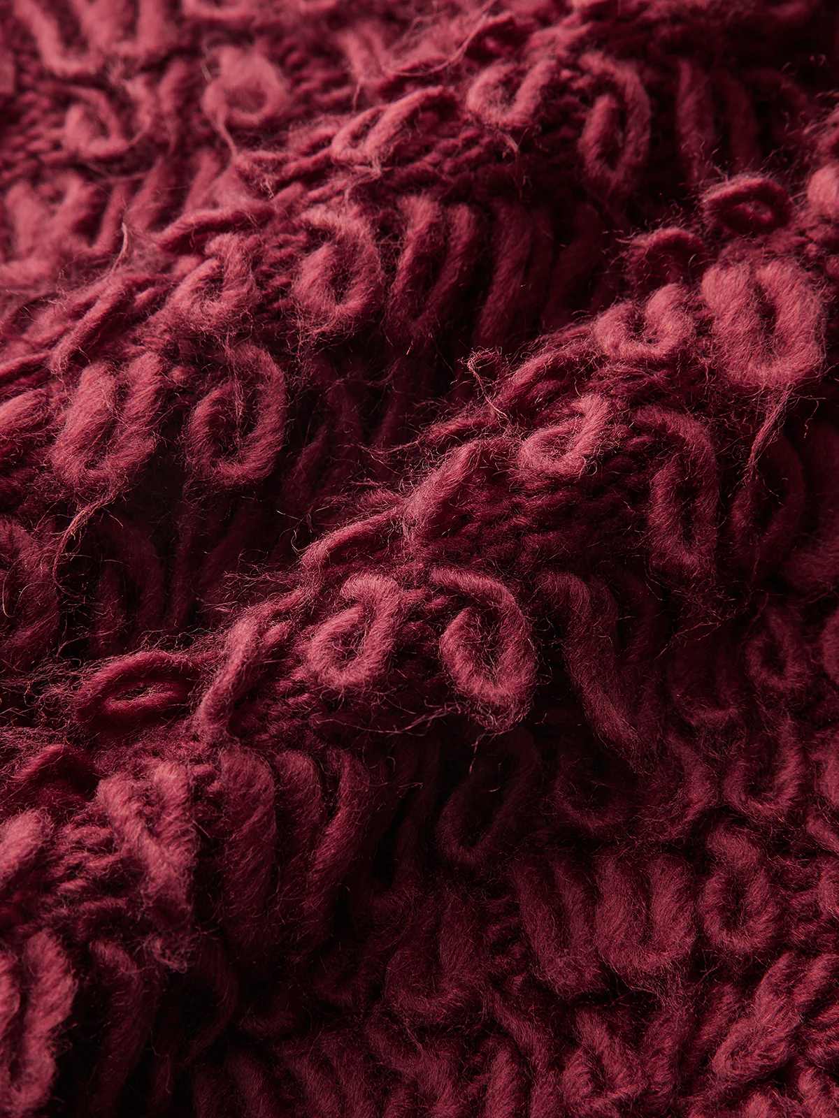 Mock Neck Fuzzy Knit Sweater - Image 3