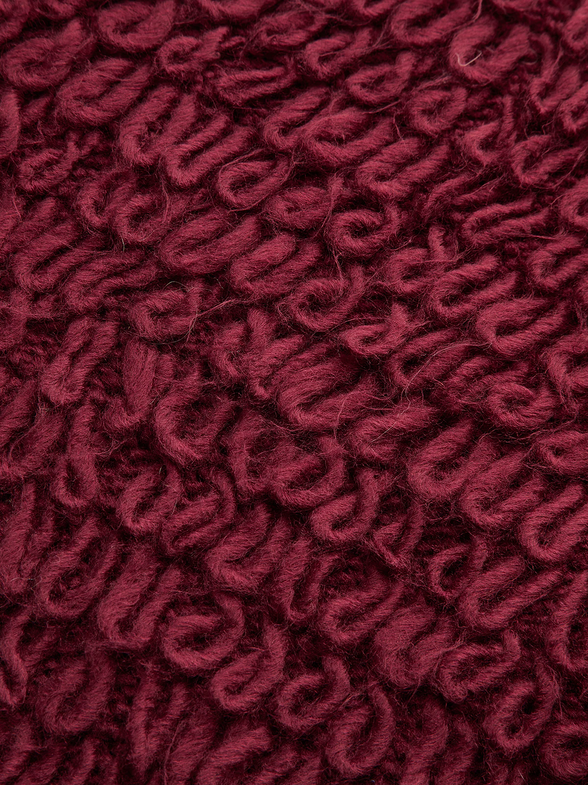 Mock Neck Fuzzy Knit Sweater - Image 4