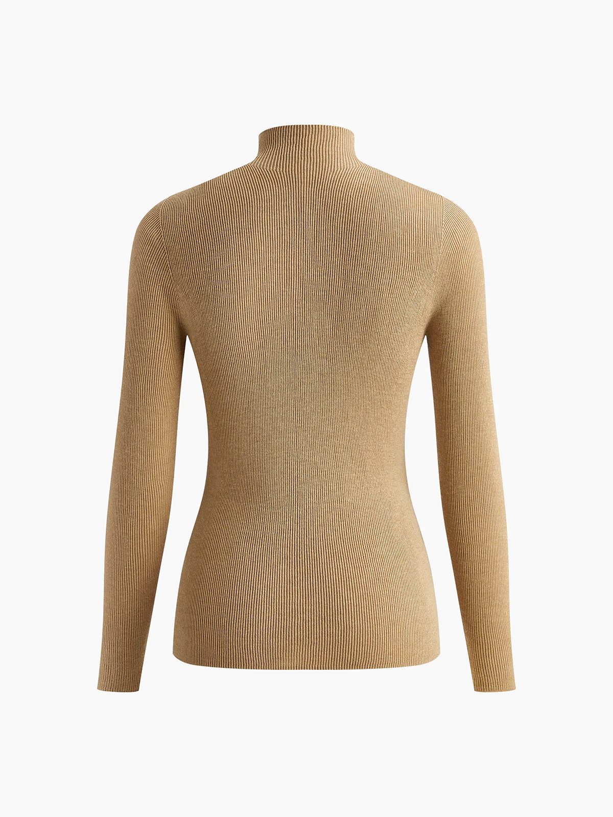 Mock Neck High Stretch Sweater - Image 3