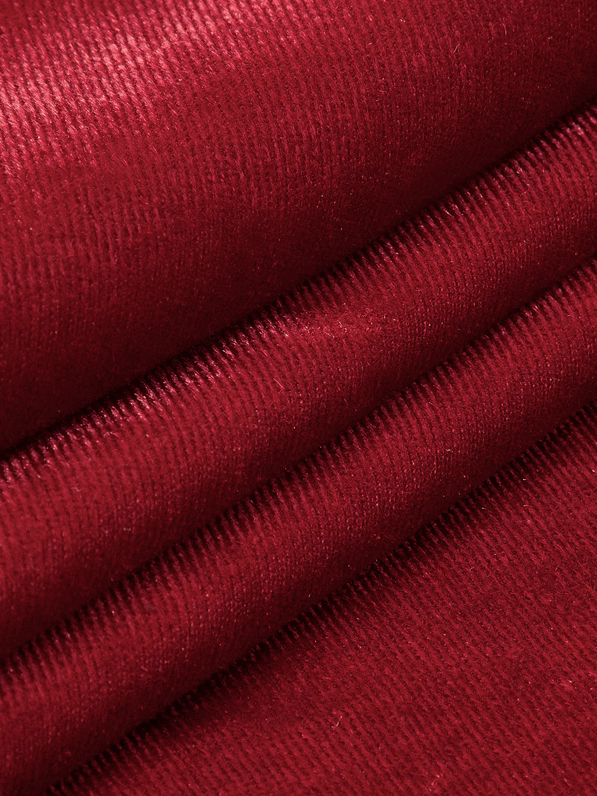 Mock Neck Knotted Velvet Dress - Image 4