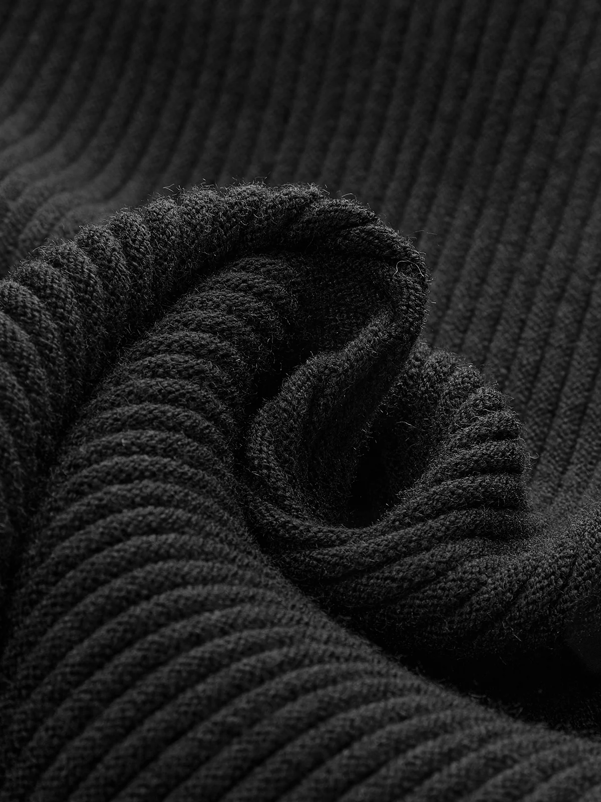 Mock Neck Sheer Panel Knit Top - Image 8
