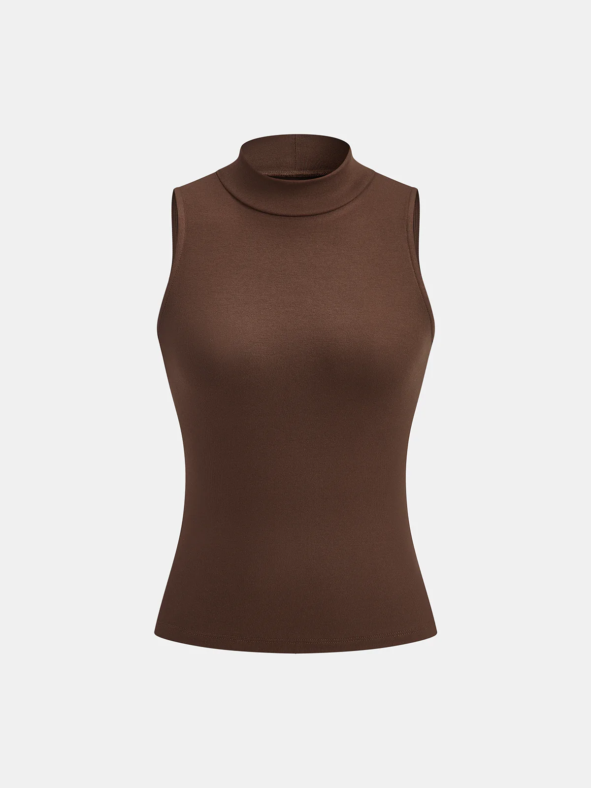 Mock Neck Top with Faux Leather Skirt Set - Image 3