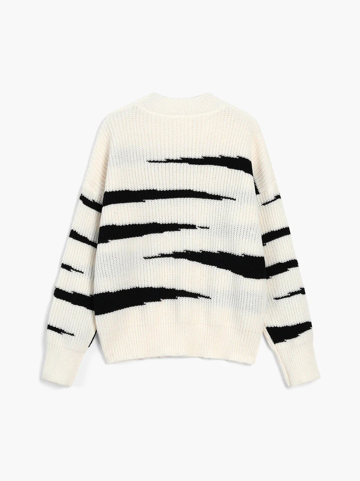 Mountains In Clouds Oversized Sweater - Image 3