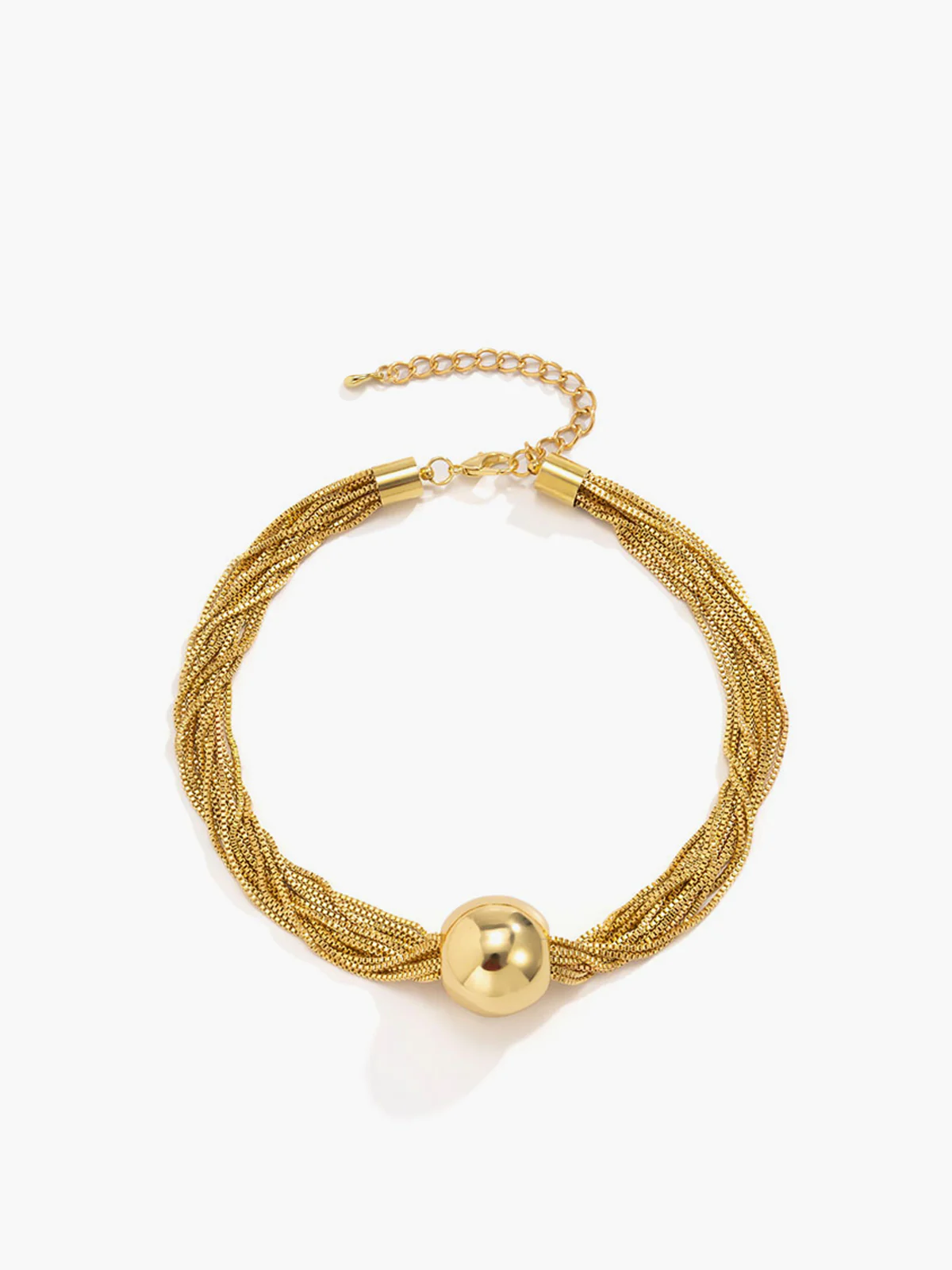 Multi-Chain Glossy Ball Choker - Image 2