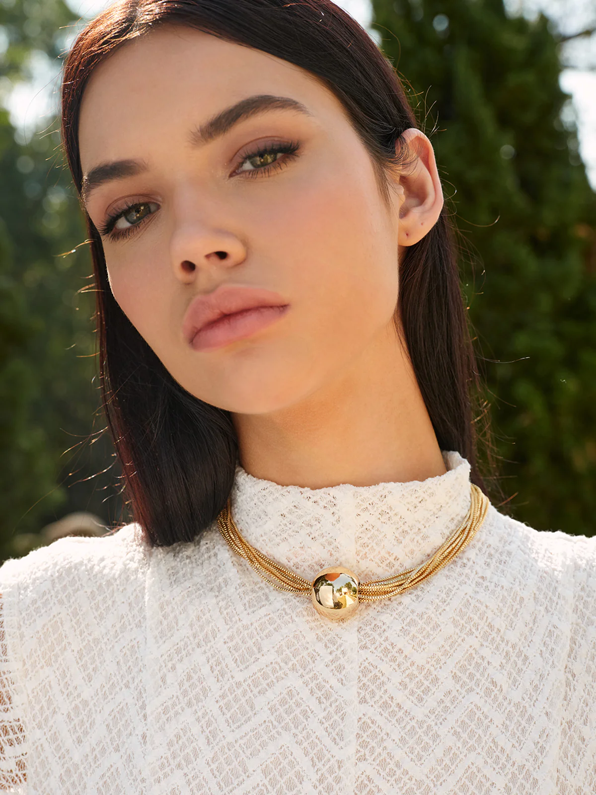Multi-Chain Glossy Ball Choker - Image 3