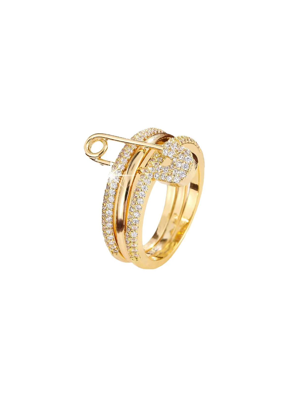 Multi-layer Pin Decor Ring - Image 2
