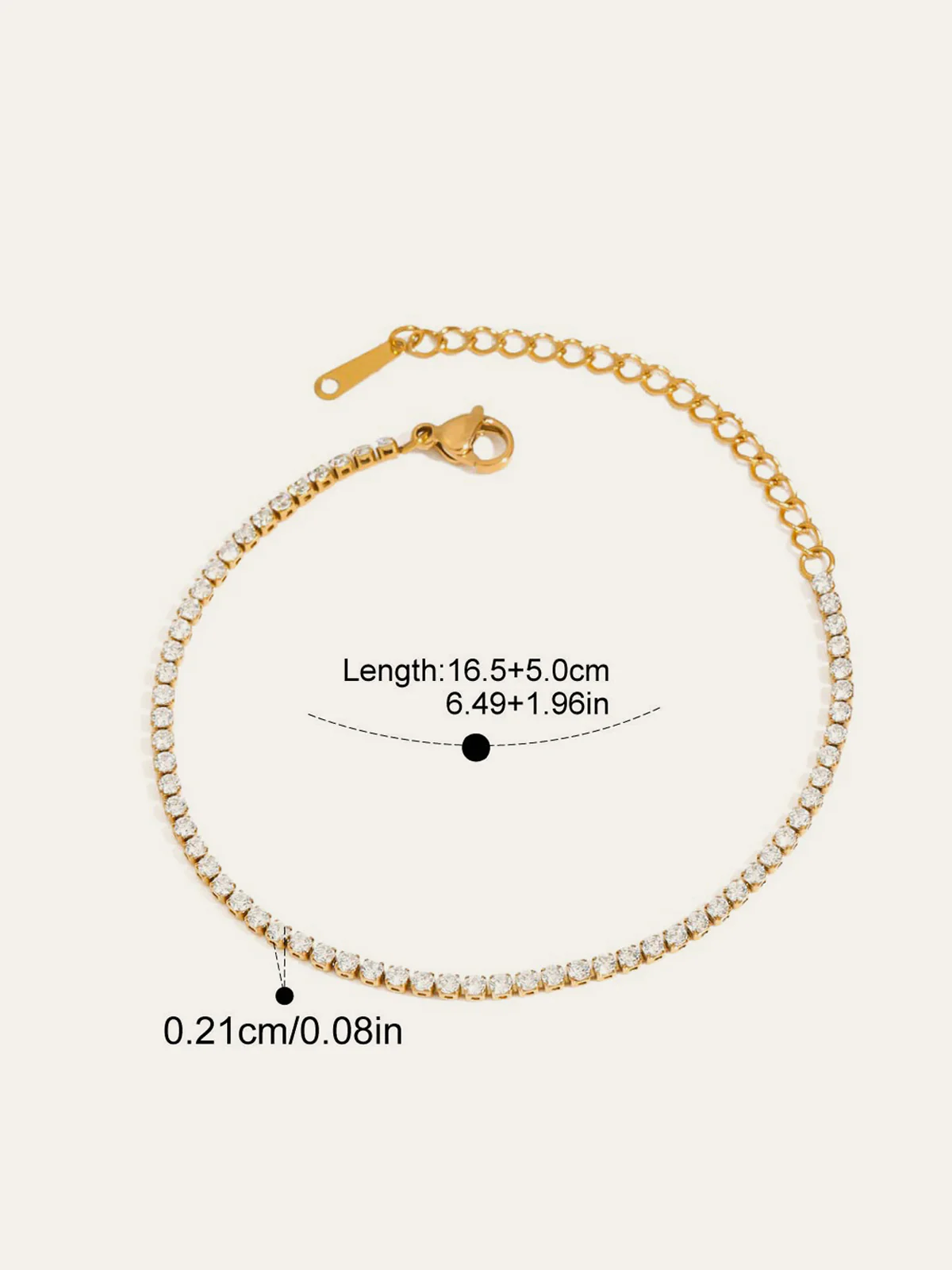 Multi-Style Crystal Embellishments Bracelet - Image 2